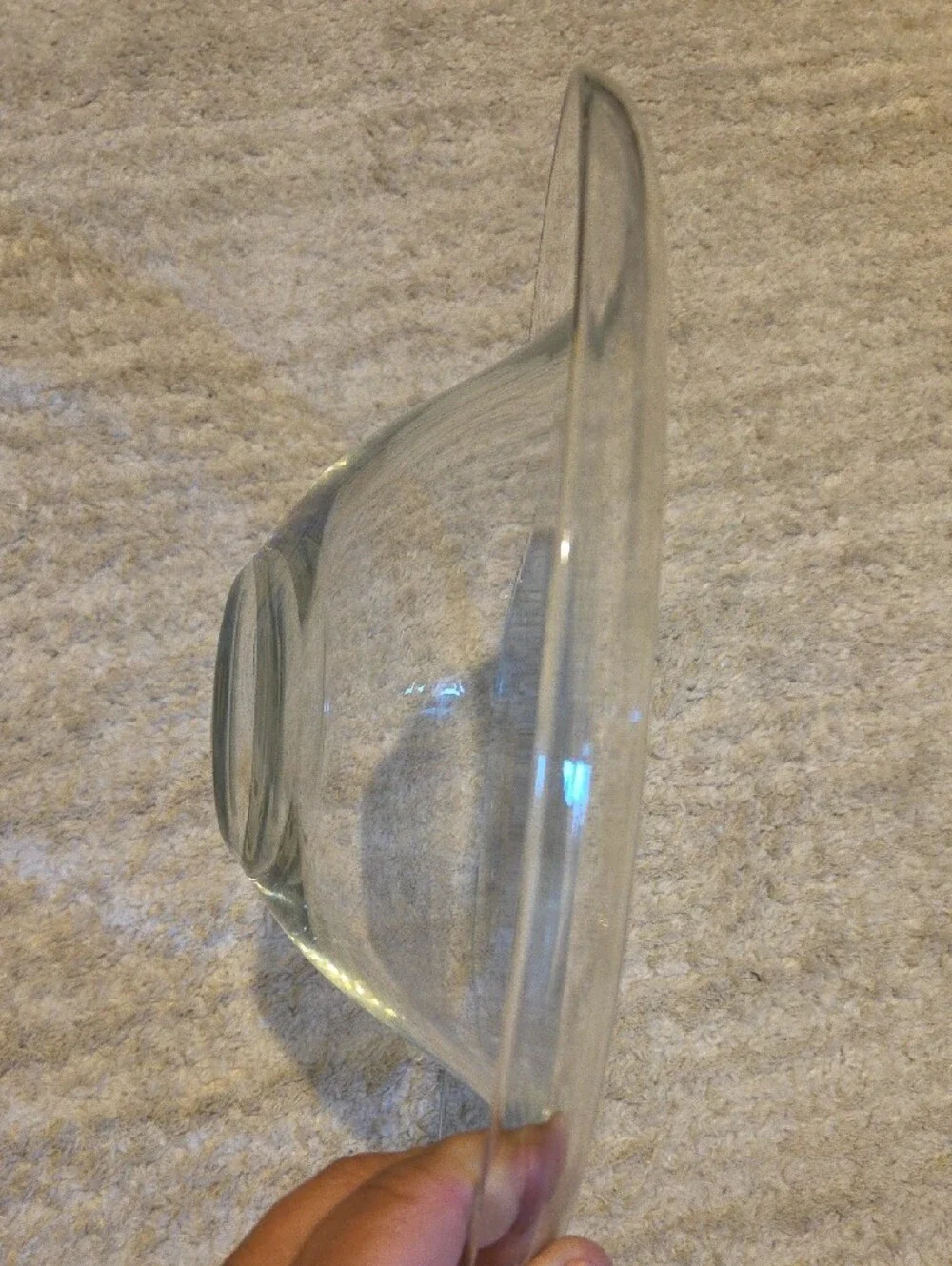 Clear Glass Serving Bowl